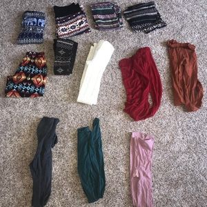 Leggings and panty hoses